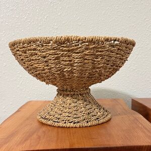 Handcrafted Woven Basket - Natural Brown